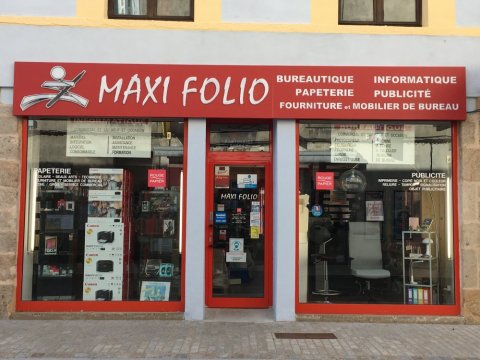 MAXI FOLIO papeterie bureautique informatique mobilier de bureau à Craponne-sur-Arzon se met aux couleurs ROUGE PAPIER