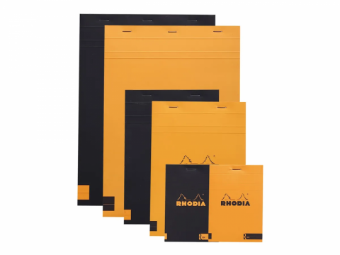 MAXI FOLIO vend blocs RHODIA orange ou noir à Ambert