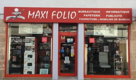 MAXI FOLIO papeterie bureautique informatique mobilier de bureau à Craponne-sur-Arzon se met aux couleurs ROUGE PAPIER